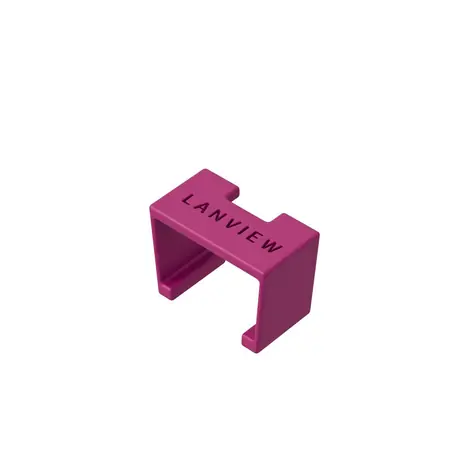 Lanview SmartClicks purpurová / Značkovač kabelů / 20 ks / 15 cm