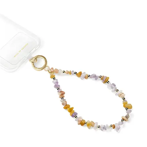 iDeal Phone Wristlet Strap Agate Stones purpurová / Poutko na zápěstí pro telefon / univerzální / šířka 15 mm