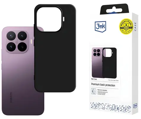 3mk Matt Case černá / Ochranný kryt pro Xiaomi 17T Pro / TPU