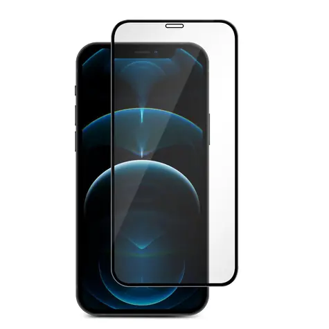 eSTUFF Titan Shield / Ochranné sklo / Apple iPhone 12/12 Pro / Temperované sklo / Plně nalepovací