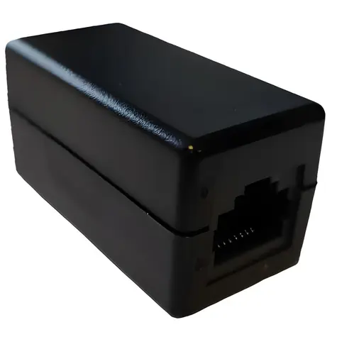 Lanview RJ45 spojka černá / Spojka síťového kabelu / UTP / F/F