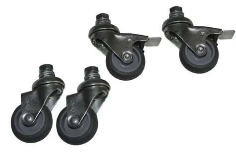 Lanview RAX111 / Sada koleček pro rack / M10 / 240 kg / sada 4 ks
