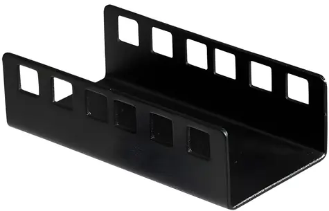 Lanview Sada pro spojení rozvaděčů černá / Montážní sada do racku / 4 ks / 100x50x30 mm