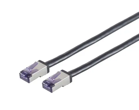 Lanview Cat6a S/FTP HIGH-FLEX černá / Síťový kabel / RJ-45 / 5 m / PoE