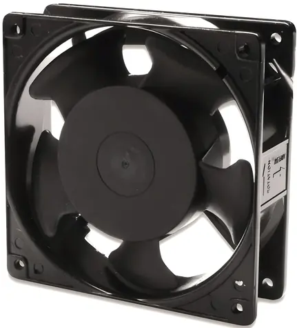 Lanview RAF010 černá / Ventilátor pro rackové chlazení / 19” / 138 m3/h / 47 dB / 4 upevňovací body