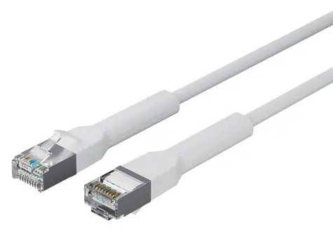 Lanview Cat6a U/FTP bílá / Síťový kabel / RJ-45 / 2 m / ohebný konektor / měď