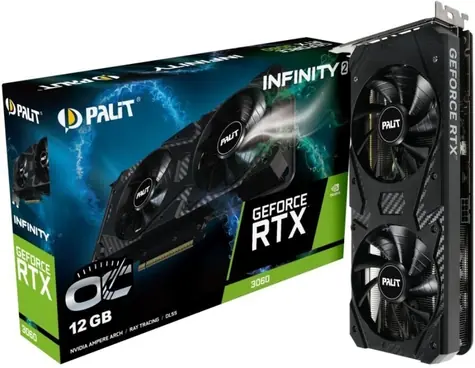 Palit GeForce RTX 3060 Infinity 2 OC 12GB / Grafická karta / 12GB GDDR6