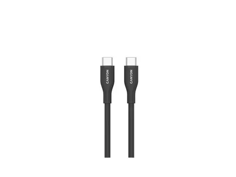 Canyon CC60SC10 černá / Kabel USB-C / PD 60 W / 480 Mbps / 1 m
