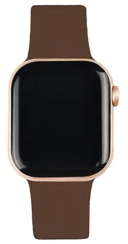 iDeal Watch Band 38/40/41/42 S/M Mocha Mousse / Silikonový řemínek / pro Apple Watch / 20 mm