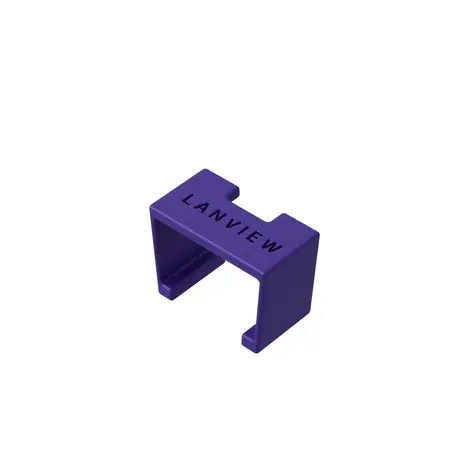 Lanview SmartClicks purpurová / Značkovač kabelů / 20 ks / Plast