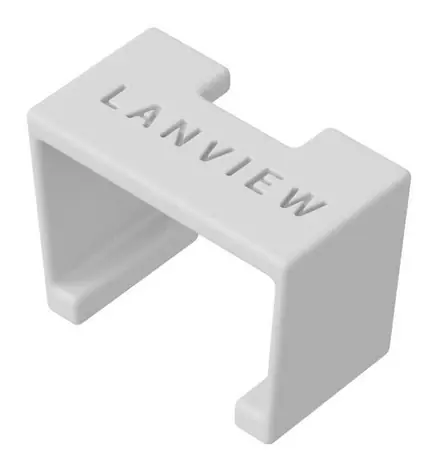Lanview SmartClicks bílá / Značkovač kabelů / 20 ks / Plast