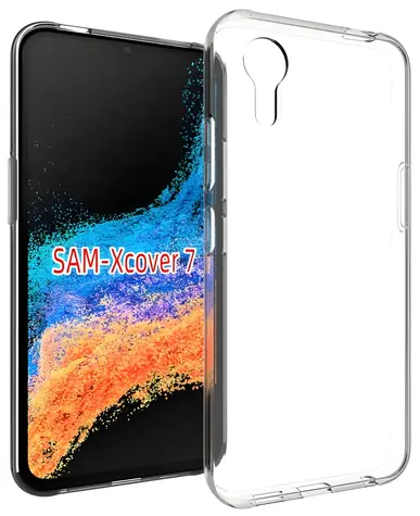 eSTUFF LONDON kryt pro Samsung Galaxy Xcover 7 transparentní / Kryt / TPU