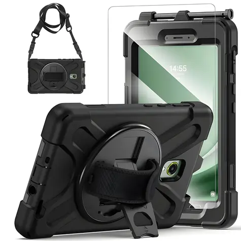 eSTUFF Galaxy Tab Active3 a Active5 Chicago černá / Pouzdro / pro Samsung Galaxy Tab Active3 a Active5 / polykarbonát