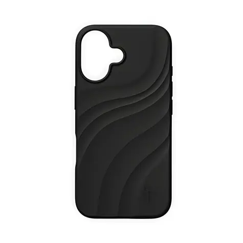 iDeal Fashion Soft Swirl Velvet Black / Kryt / Apple iPhone 17 / MagSafe / Silikon