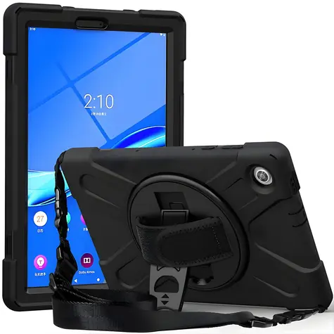 eSTUFF pro Lenovo Tab M10 HD 2nd Gen (TB-X306X) černá / Pouzdro na tablet / Odolné / Polykarbonát/silikon