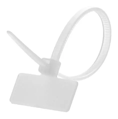 Lanview stahovací páska 152,4 x 3,81 mm bílá / Stahovací páska / Plast / 100 ks / voděodolná