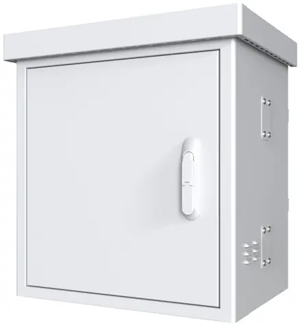 Lanview Maxi Radius bílá / Venkovní rozvaděč / Pro 4 kamery / IP66 / Nosnost 75 kg