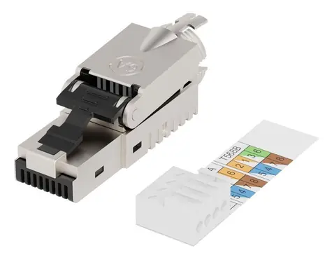 Lanview RJ45 konektor Cat6a / Konektor / FTP stíněný / Zinkové pouzdro
