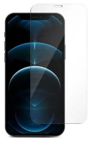 eSTUFF Titan Shield (ES501150) / Ochranné sklo / Apple iPhone 12/12 Pro / Temperované sklo / Plně nalepovací