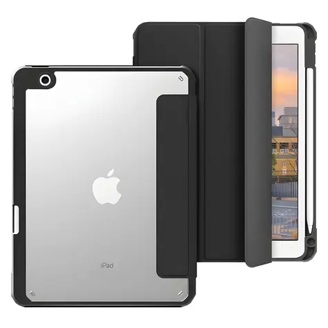 eSTUFF NEW YORK Mirror černá / Pouzdro na tablet / Apple iPad 10.2 / PU kůže
