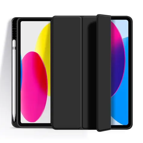 eSTUFF SEATTLE Pouzdro iPad (11./10. gen) černá / Pouzdro na tablet / PU kůže / Slot na Apple Pencil