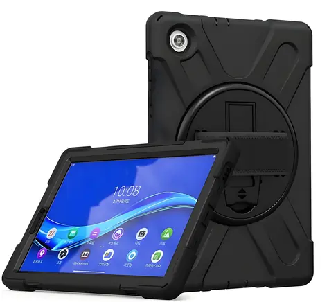 eSTUFF AUSTIN pouzdro pro Lenovo TAB P11 2020/P11 Plus 2021/2022 černá / Pouzdro na tablet / Otočný stojánek 360°