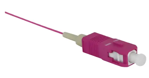 Lanview Optický pigtail SC/UPC / Optický pigtail / Multimode OM4 50/125 / PVC / 2 m / Purpurová