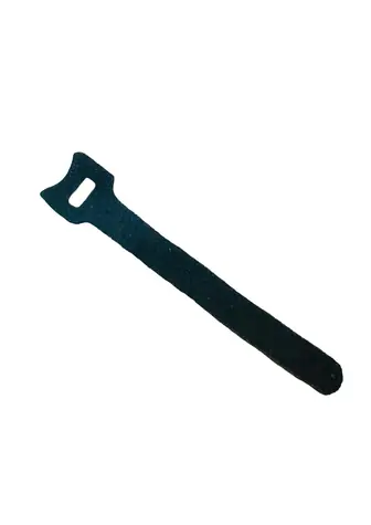 Lanview stahovací páska se suchým zipem černá / Stahovací páska / 16 x 250 mm / 100 ks