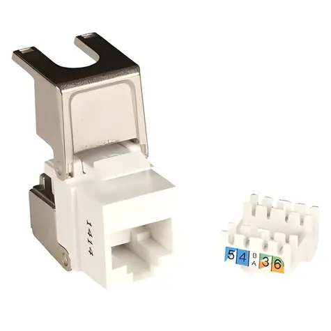Lanview PRO Cat6a UTP / Keystone modul / RJ-45 / 500 MHz / kovové provedení / 5 let záruka