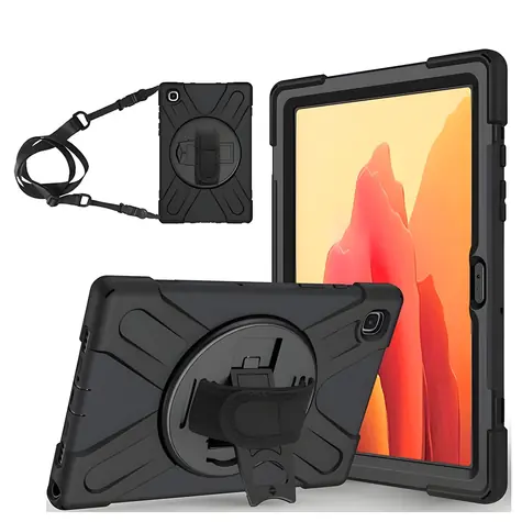 eSTUFF AUSTIN černá / Pouzdro / pro Samsung Galaxy Tab A7 10.4 / polykarbonát / s ramenním popruhem