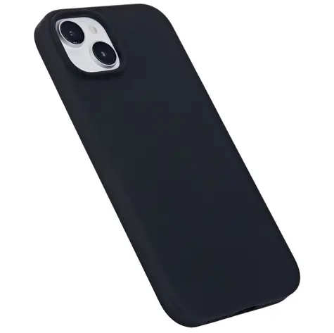 eSTUFF INFINITE RIGA iPhone 15 Plus černá / Pouzdro / Silikon / 93% recyklovaný materiál (GRS)
