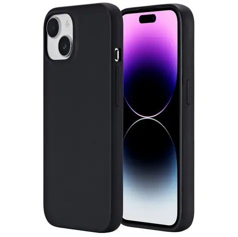 eSTUFF INFINITE VIENNA iPhone 15 černá / Pouzdro / TPU / Recyklovaný materiál (GRS)