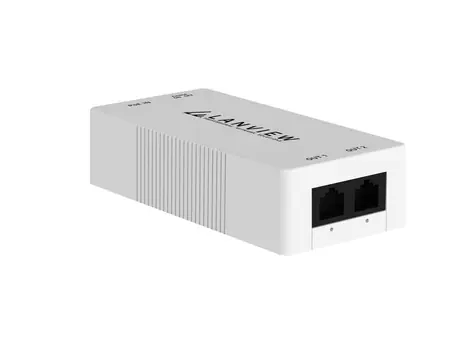 Lanview PoE extender 30 W / PoE extender / 100 Mbit/s / 3 porty RJ-45 / dosah 250 m