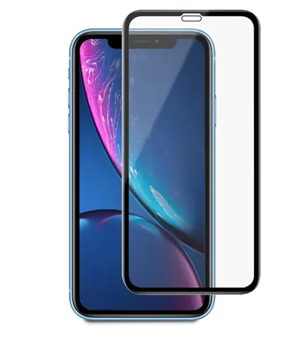 eSTUFF Titan Shield / Ochranné sklo pro iPhone 11, XR / tvrzené sklo / 9H / celoplošné / čisticí sada