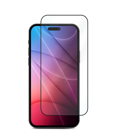 eSTUFF Titan Shield Ochranné sklo pro Apple iPhone 14 Pro / Temperované sklo / Plně nalepovací / 9H