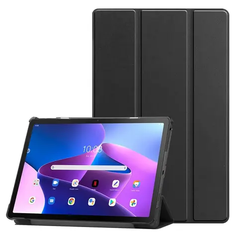 eSTUFF Houston černá / Pouzdro / Lenovo Tab M10 Plus 3rd Gen. / PU kůže / Zavírání na magnet