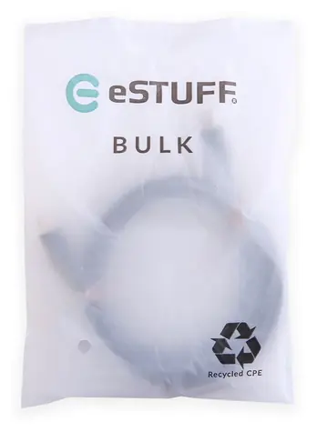 eSTUFF INFINITE (GRS) černá / Datový kabel / USB-C / 2 m / PD 60 W