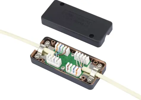 Lanview UTP Cat6 spojka RJ45 / Spojka / IP20 / 37x83,7x23 mm