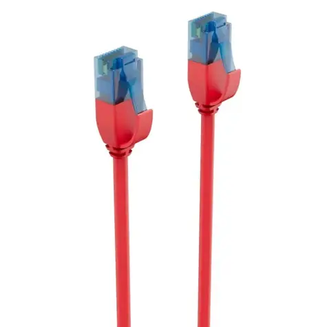 Shiverpeaks Cat6 U/UTP slim červená / Patch kabel / RJ-45 / 0,3 m / 250 MHz