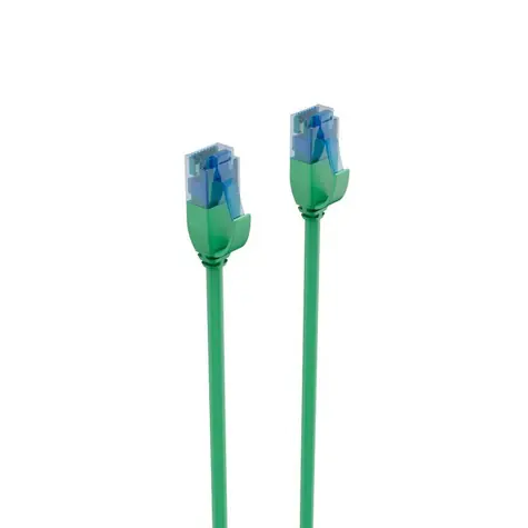 Shiverpeaks Cat6 U/UTP slim zelená / Patch kabel / RJ-45 / 0,3 m / 250 MHz