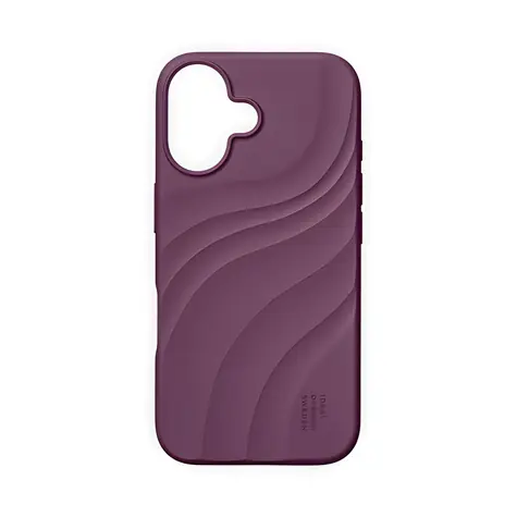 iDeal Fashion Soft Swirl Silicone Case MagSafe iPhone 16 Velvet Plum / Kryt / Apple iPhone 16 / Silikon