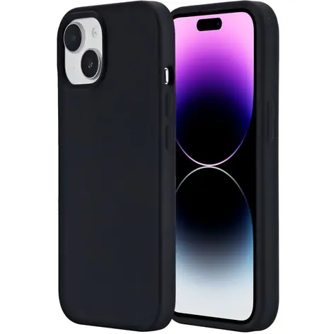 eSTUFF INFINITE RIGA iPhone 15 černá / Pouzdro / Silikon / GRS recyklovaný materiál