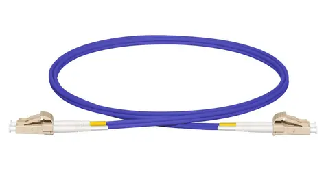 Lanview LC/LC OM4 purpurová / Optický kabel / Multimode duplex / 3 m
