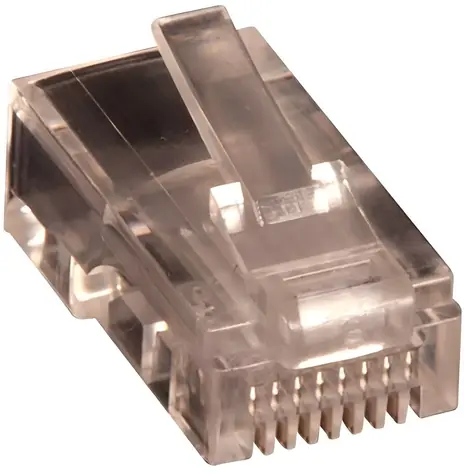 Lanview RJ45 Cat5e / Konektor / UTP / pro drát AWG 24-26 / 10 ks