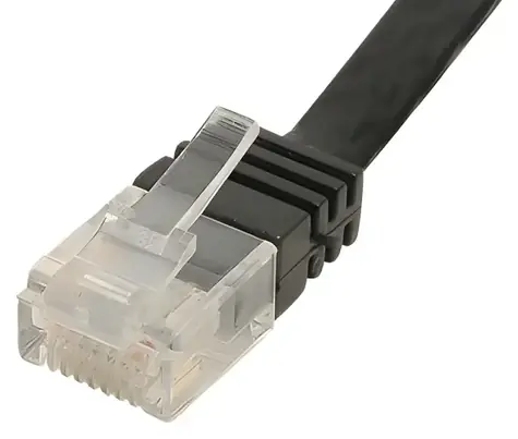 Shiverpeaks Patch kabel plochý černá / Patch kabel / Cat6 U/UTP / 0,25 m / RJ-45