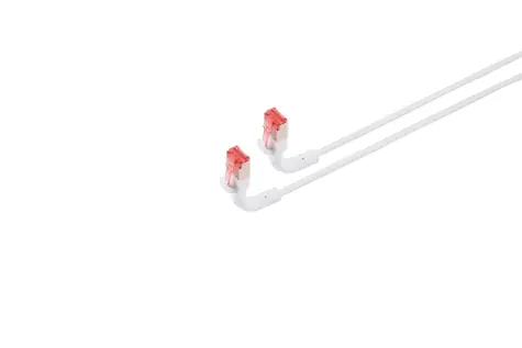 Lanview Cat6a U/FTP bílá / Síťový kabel / RJ-45 / 5 m / ohebný konektor