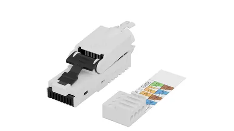 Lanview RJ45 Cat6a / Konektor / UTP / stíněný / na drát