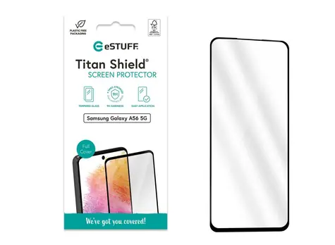 eSTUFF Samsung Galaxy A56 5G / Ochranné sklo / temperované / plně nalepovací