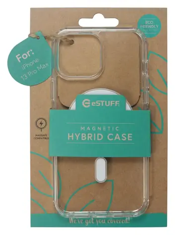 eSTUFF BERLIN průhledná / Ochranný kryt / Apple iPhone 13 Pro Max / TPU