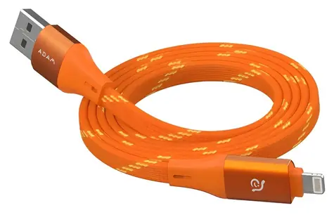 Adam Elements PeAk MF401 oranžová / Nabíjecí a datový kabel / 4 v 1 / Magnetický / 60W
